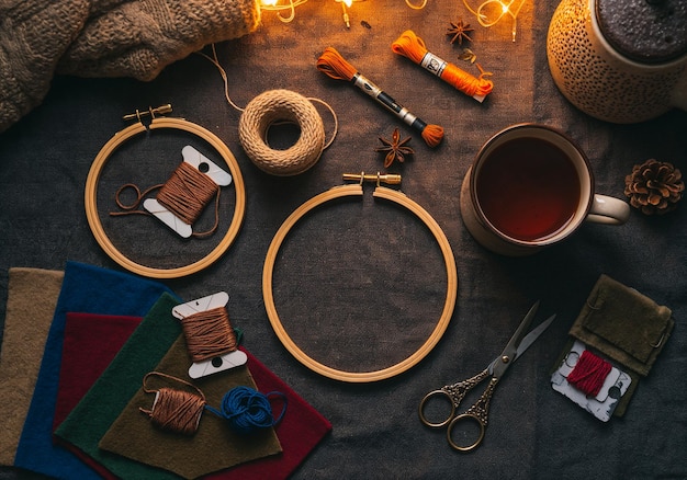 Warsztat haftu i przybory